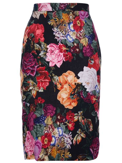 dolce gabbana skirt replica|dolce and gabbana floral skirt.